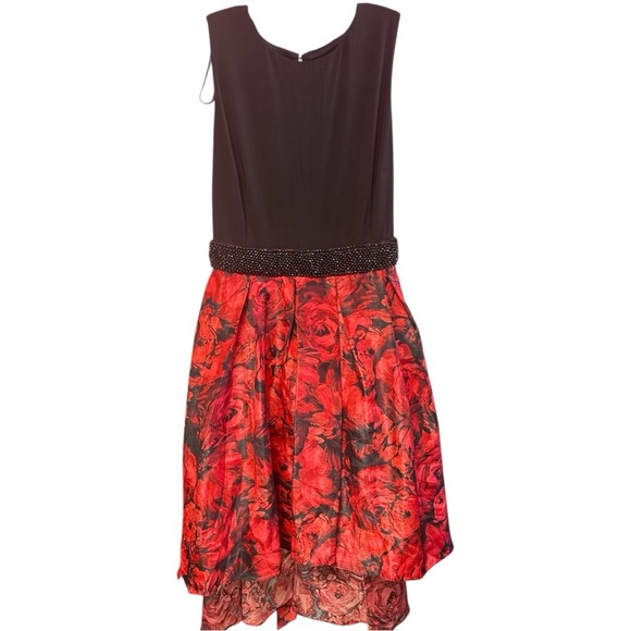 SLNY Asymmetrical Fit and Flare Dress for Weddings // special  events - Picture 1 of 6